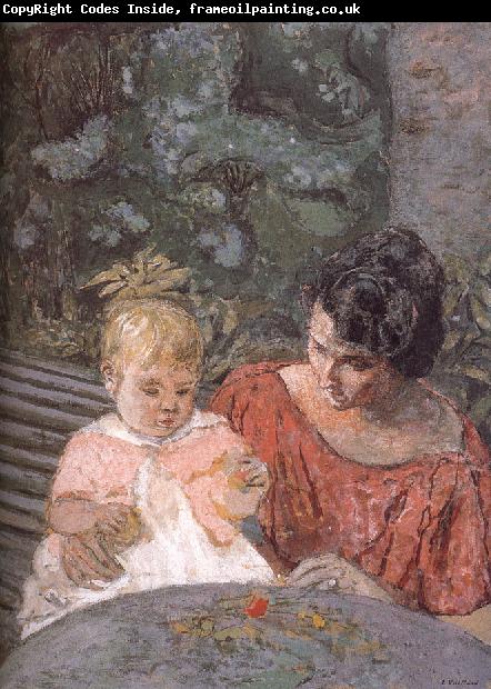 Edouard Vuillard Di tested pu lady and her son